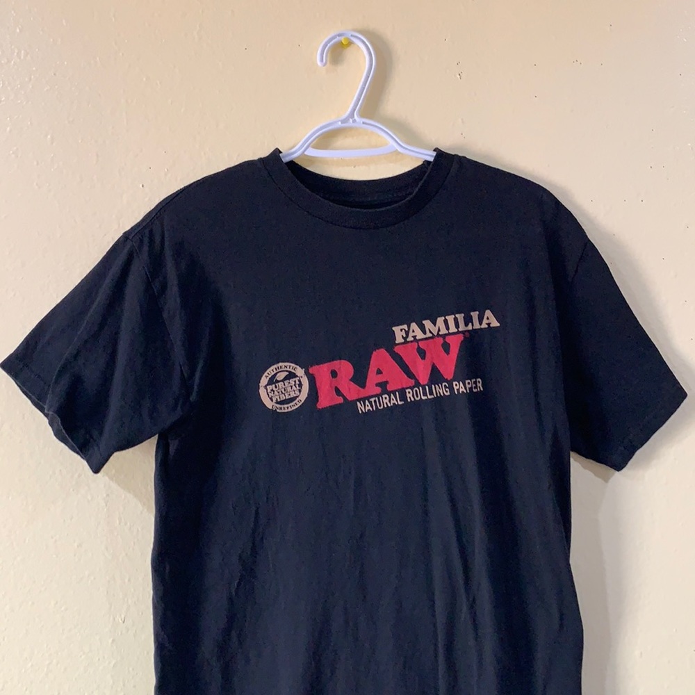 RAW Rolling Papers Tee Shirt Black M